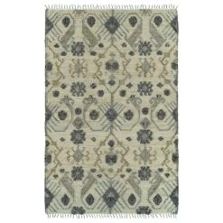 Kaleen Rugs Kaleen Rugs Alejandra 2'6" X 8' Slate, Spa, Charcoal, Gold, Fern And Blue Runner