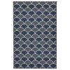 Kaleen Rugs Cabos CAB01-22 1'9" X 3' Navy Indoor/Outdoor Area Rug