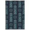 Kaleen Rugs Cabos CAB15 1'9" X 3' Blue Indoor/Outdoor Area Rug