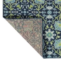 Kaleen Rugs Sunice 1'9" X 3' Navy, Lime Green And Light Blue Area Rug -Carpet And Flooring Stores 5204336 3