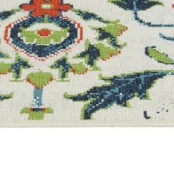 Kaleen Rugs Sunice 1'9" X 3' Ivory, Light Blue, Lime Green, Tangerine And Navy Area Rug -Carpet And Flooring Stores 5204450 4