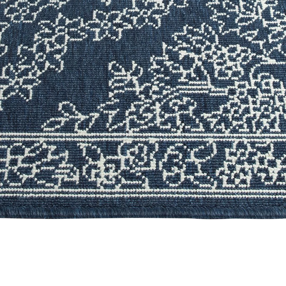 Kaleen Rugs Sunice SUN12-22 1'9" x 3' Navy and Ivory Area Rug Kaleen Rugs Sunice SUN12-22 1'9" X 3' Navy And Ivory Area Rug -Carpet And Flooring Stores 5205119 4