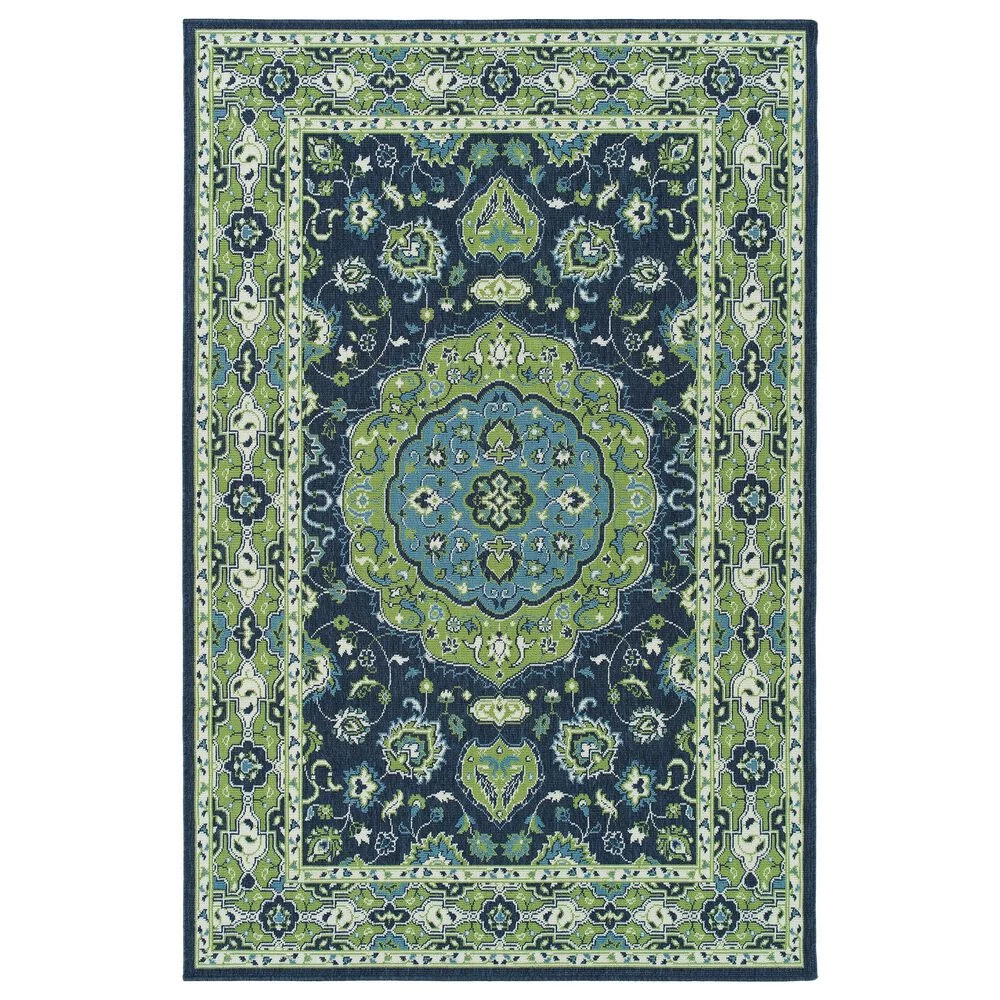 Kaleen Rugs Sunice 1'9" x 3' Navy, Lime Green, Ivory and Light Blue Area Rug Kaleen Rugs Sunice 1'9" X 3' Navy, Lime Green, Ivory And Light Blue Area Rug -Carpet And Flooring Stores 5205234 1