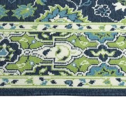 Kaleen Rugs Sunice 1'9" X 3' Navy, Lime Green, Ivory And Light Blue Area Rug 3 Kaleen Rugs Sunice 1'9" X 3' Navy, Lime Green, Ivory And Light Blue Area Rug -Carpet And Flooring Stores 5205234 4