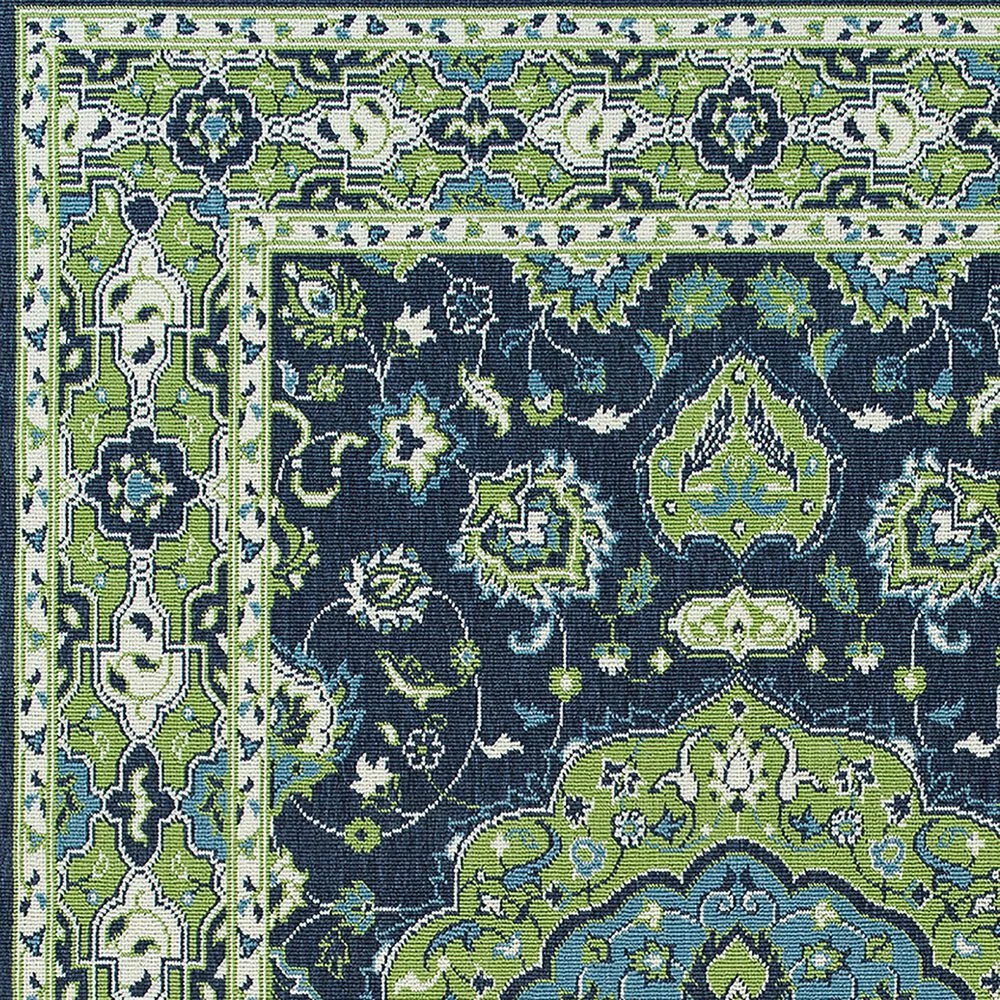 Kaleen Rugs Sunice 1'9" x 3' Navy, Lime Green, Ivory and Light Blue Area Rug Kaleen Rugs Sunice 1'9" X 3' Navy, Lime Green, Ivory And Light Blue Area Rug -Carpet And Flooring Stores 5205234 5