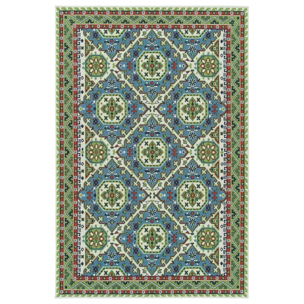 Kaleen Rugs Sunice 1'9" x 3' Light Blue, Lime Green, Tangerine and Ivory Area Rug Kaleen Rugs Sunice 1'9" X 3' Light Blue, Lime Green, Tangerine And Ivory Area Rug -Carpet And Flooring Stores 5205358 1