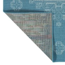 Kaleen Rugs Sunice SUN15-79 1'9" X 3' Light Blue And Ivory Area Rug -Carpet And Flooring Stores 5205473 3