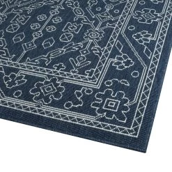 Kaleen Rugs Sunice 2'2" X 8' Navy And White Runner -Carpet And Flooring Stores 5205606 2