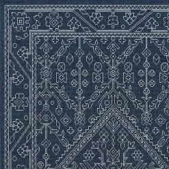 Kaleen Rugs Sunice 2'2" X 8' Navy And White Runner -Carpet And Flooring Stores 5205606 5