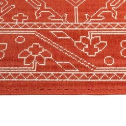 Kaleen Rugs Sunice 1'9" X 3' Tangerine And White Area Rug -Carpet And Flooring Stores 5205655 4