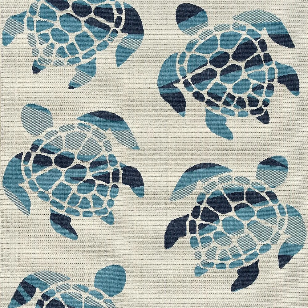 Kaleen Rugs Amalie 1'9" x 3' Ivory, Light Blue and Navy Indoor/Outdoor Area Rug Kaleen Rugs Amalie 1'9" X 3' Ivory, Light Blue And Navy Indoor/Outdoor Area Rug -Carpet And Flooring Stores 5205838 5