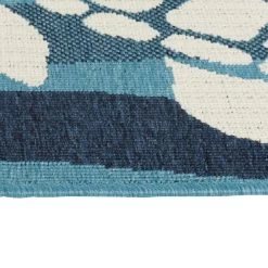Kaleen Rugs Amalie 2'2" X 8' Light Blue, Ivory And Navy Indoor/Outdoor Runner -Carpet And Flooring Stores 5205903 4