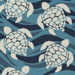 Kaleen Rugs Amalie 2'2" X 8' Light Blue, Ivory And Navy Indoor/Outdoor Runner -Carpet And Flooring Stores 5205903 5