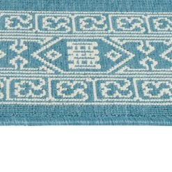Kaleen Rugs Amalie AML06-79 1'9" X 3' Light Blue And Ivory Indoor/Outdoor Area Rug 3 Kaleen Rugs Amalie AML06-79 1'9" X 3' Light Blue And Ivory Indoor/Outdoor Area Rug -Carpet And Flooring Stores 5206323 4