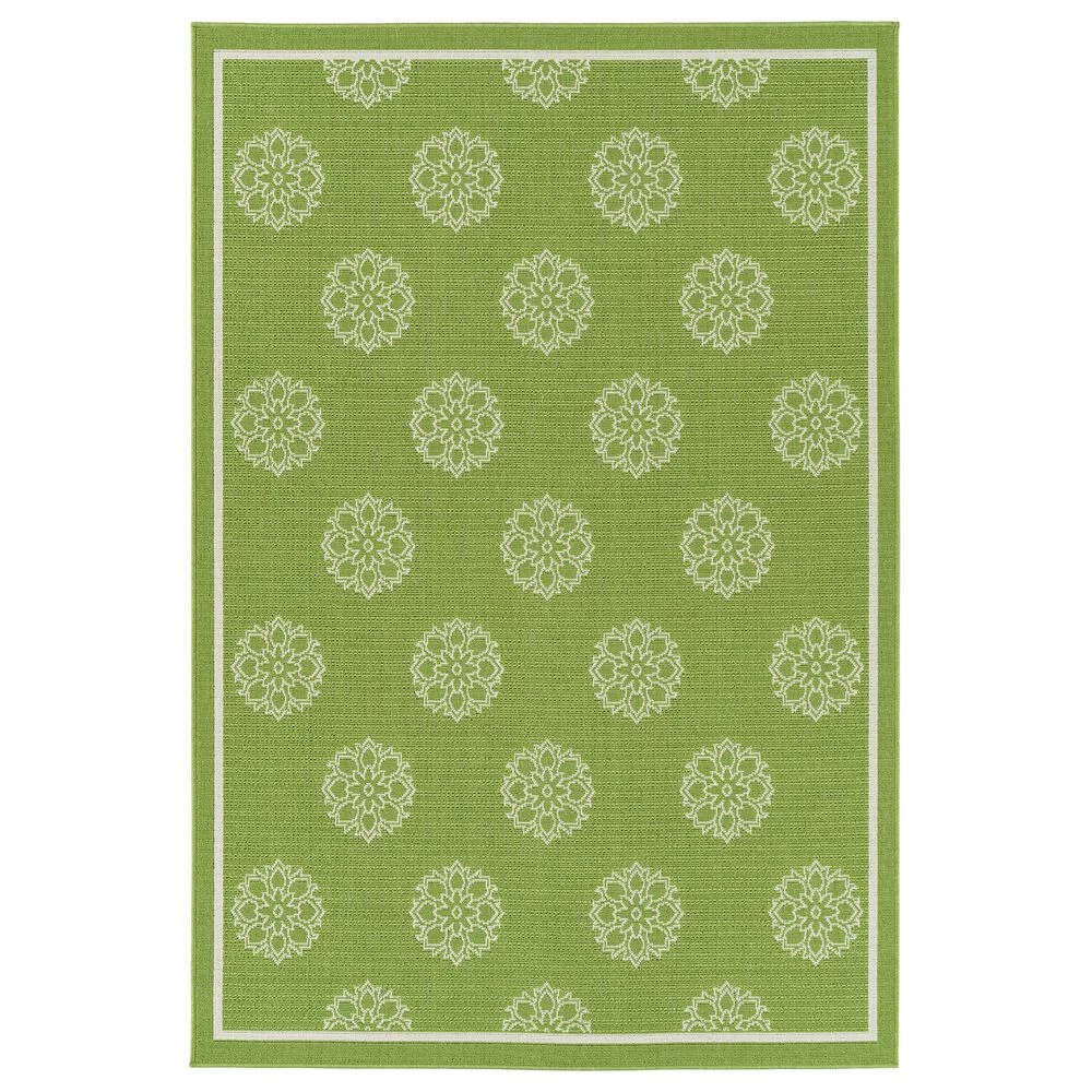 Kaleen Rugs Amalie AML07-96 2'6" x 3'9" Lime Green and Ivory Indoor/Outdoor Area Rug Kaleen Rugs Amalie AML07-96 2'6" X 3'9" Lime Green And Ivory Indoor/Outdoor Area Rug -Carpet And Flooring Stores 5206588 1