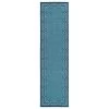 Kaleen Rugs Amalie 2'2" X 8' Light Blue, Navy And Ivory Indoor/Outdoor Runner