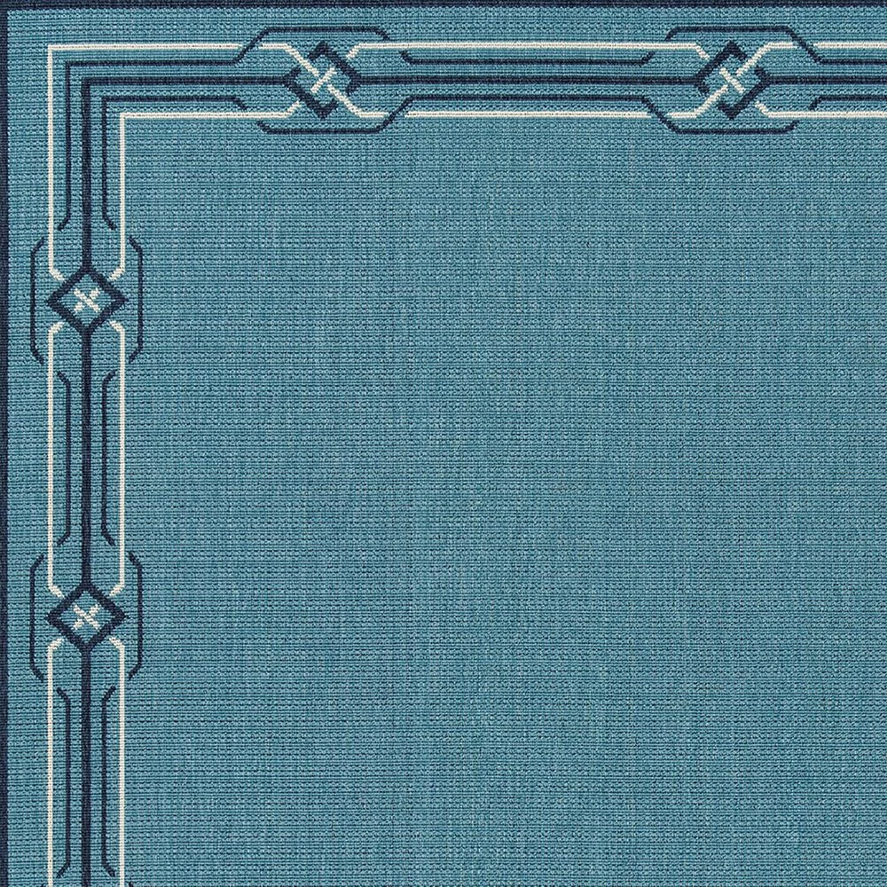 Kaleen Rugs Amalie 2'2" x 8' Light Blue, Navy and Ivory Indoor/Outdoor Runner Kaleen Rugs Amalie 2'2" X 8' Light Blue, Navy And Ivory Indoor/Outdoor Runner -Carpet And Flooring Stores 5206695 5