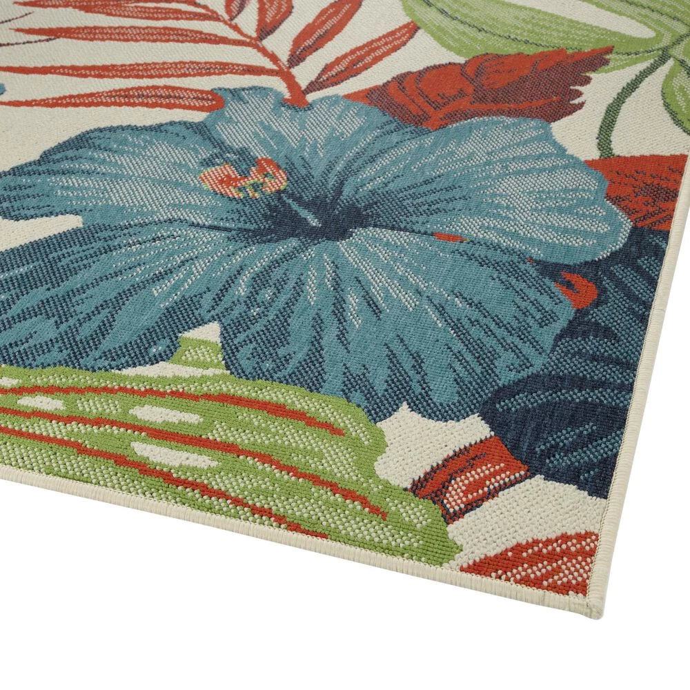 Kaleen Rugs Amalie 1'9" x 3' Ivory, Blue, Red and Navy Indoor/Outdoor Area Rug Kaleen Rugs Amalie 1'9" X 3' Ivory, Blue, Red And Navy Indoor/Outdoor Area Rug -Carpet And Flooring Stores 5207107 2