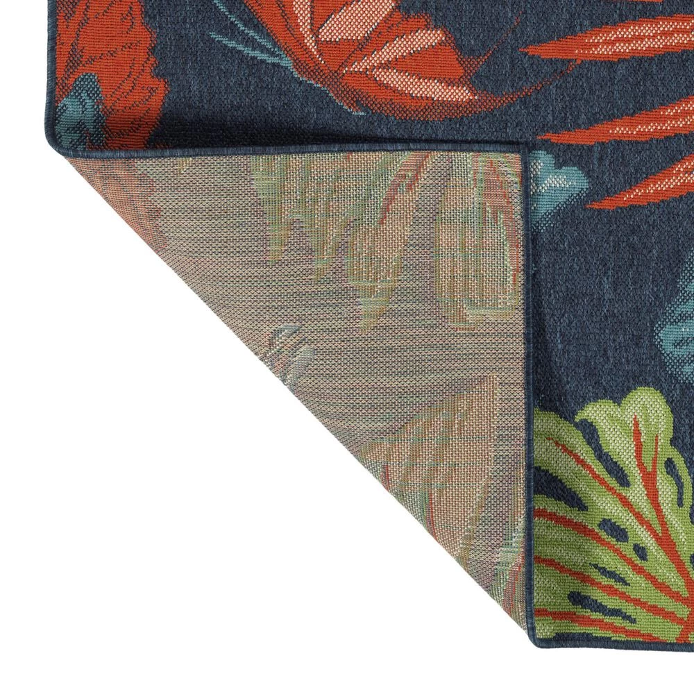 Kaleen Rugs Amalie 1'9" x 3' Navy, Blue, Red and Green Indoor/Outdoor Area Rug Kaleen Rugs Amalie 1'9" X 3' Navy, Blue, Red And Green Indoor/Outdoor Area Rug -Carpet And Flooring Stores 5207164 3