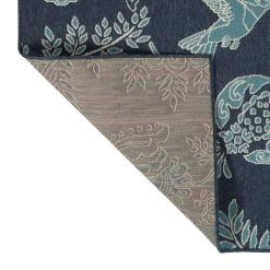 Kaleen Rugs Amalie Floral 1'9" X 3' Navy And Ivory Indoor/Outdoor Area Rug -Carpet And Flooring Stores 5207529 3