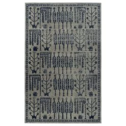 Kaleen Rugs Kaleen Rugs Zumba Beach 2' X 3' Blue, Grey And Silver Area Rug