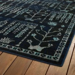 Kaleen Rugs Kaleen Rugs Zumba Beach 2' X 3' Navy, Black, Turquoise And Grey Area Rug 1 Kaleen Rugs Kaleen Rugs Zumba Beach 2' X 3' Navy, Black, Turquoise And Grey Area Rug -Carpet And Flooring Stores 5208501 2