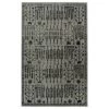Kaleen Rugs Kaleen Rugs Zumba Beach 3'11" X 5'3" Grey, Silver And Black Area Rug
