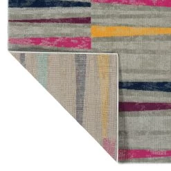 Kaleen Rugs Kaleen Rugs Zumba Beach 2' X 3' Grey, Silver, Gold, Turquoise, Pink, Plum And Navy Indoor/Outdoor Area Rug 3 Kaleen Rugs Kaleen Rugs Zumba Beach 2' X 3' Grey, Silver, Gold, Turquoise, Pink, Plum And Navy Indoor/Outdoor Area Rug -Carpet And Flooring Stores 5208899 4