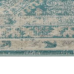 Kaleen Rugs Kaleen Rugs Zumba Beach 2' X 3' Turquoise And Grey Indoor/Outdoor Area Rug -Carpet And Flooring Stores 5209327 4