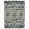Kaleen Rugs Kaleen Rugs Zuma Beach Bohemian 2'2" X 7'6" Blue, Turquoise And Grey Indoor/Outdoor Runner