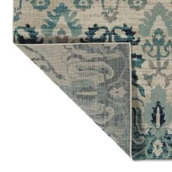 Kaleen Rugs Kaleen Rugs Zumba Bohemian 2' X 3' Blue, Turquoise And Grey Indoor/Outdoor Area Rug -Carpet And Flooring Stores 5209392 3