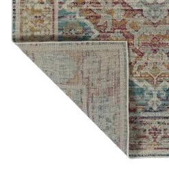 Kaleen Rugs Kaleen Rugs Zuma Beach 2' X 3' Grey, Turquoise, Navy, Pink And Orange Indoor/Outdoor Area Rug -Carpet And Flooring Stores 5209640 3