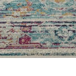 Kaleen Rugs Kaleen Rugs Zuma Beach 2' X 3' Grey, Turquoise, Navy, Pink And Orange Indoor/Outdoor Area Rug -Carpet And Flooring Stores 5209640 4