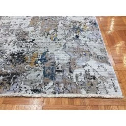 Kas Oriental Rugs Karina Lucia 3'11" X 5'5" Silver Area Rug -Carpet And Flooring Stores 5229853 3
