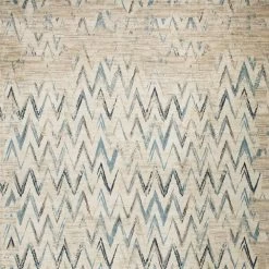Kas Oriental Rugs Heritage Chevron 2'2" X 7'11" Ivory And Blue Runner -Carpet And Flooring Stores 5233335 4