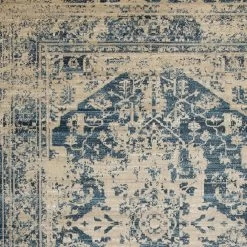Kas Oriental Rugs Heritage Traditions 2'2" X 7'11" Ivory And Blue Runner -Carpet And Flooring Stores 5233533 4
