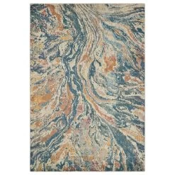 Kaleen Rugs Dasha Abstract 3'11" X 5'7" Multicolor Area Rug