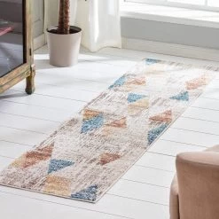 Kaleen Rugs Dasha Geometric 2' X 7'6" Bisque Runner -Carpet And Flooring Stores 5254778 2