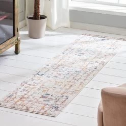 Kaleen Rugs Dasha Abstract 2' X 7'6" Bisque Runner -Carpet And Flooring Stores 5254836 2