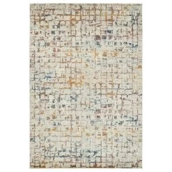 Kaleen Rugs Dasha Abstract 3'11" X 5'7" Bisque Area Rug
