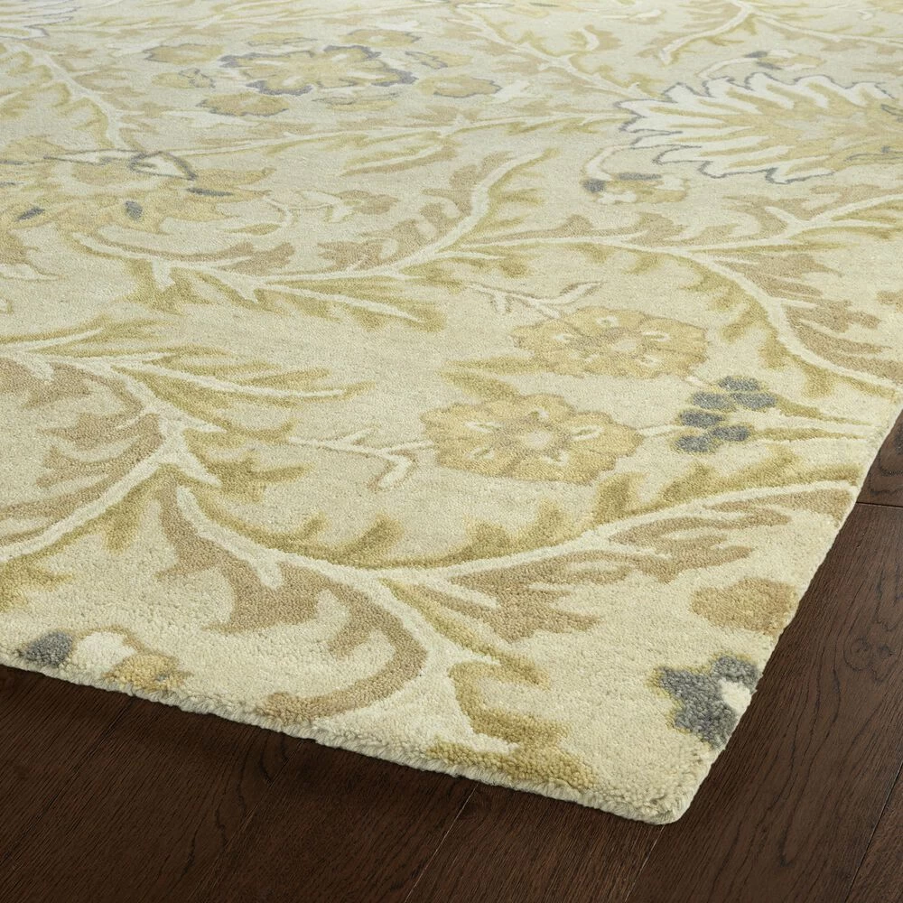 Kaleen Rugs Amaranta 2'6" x 8' Ivory, Charcoal and Gold Runner Kaleen Rugs Amaranta 2'6" X 8' Ivory, Charcoal And Gold Runner -Carpet And Flooring Stores 5255759 2