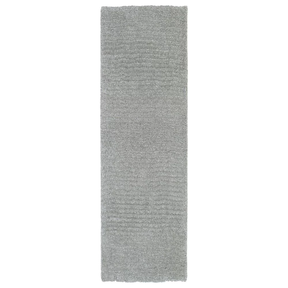 Kaleen Rugs Cotton Bloom Shag 2'3" x 8' Grey Runner Kaleen Rugs Cotton Bloom Shag 2'3" X 8' Grey Runner -Carpet And Flooring Stores 5257383 1