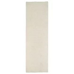 Kaleen Rugs Cotton Bloom Shag 2'3" X 8' White Runner