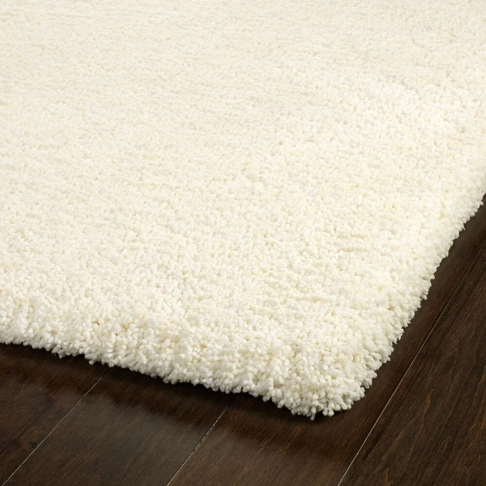 Kaleen Rugs Cotton Bloom Shag 2'3" x 8' White Runner Kaleen Rugs Cotton Bloom Shag 2'3" X 8' White Runner -Carpet And Flooring Stores 5257441 2