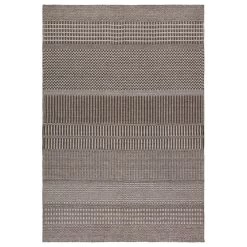 Harounian Rugs Kilim Casablanca 6' X 9' Brown And Natural Area Rug