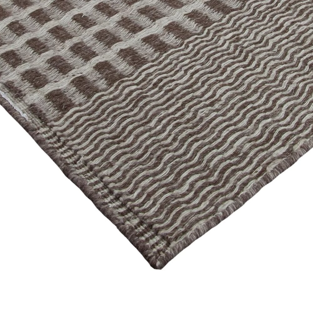 Harounian Rugs Kilim Casablanca 6' x 9' Brown and Natural Area Rug Harounian Rugs Kilim Casablanca 6' X 9' Brown And Natural Area Rug -Carpet And Flooring Stores 5436326 2