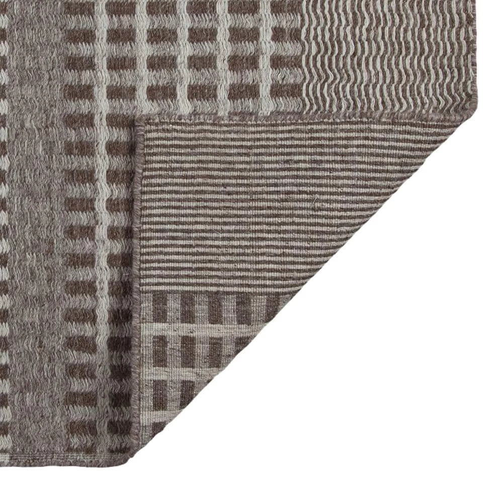 Harounian Rugs Kilim Casablanca 6' x 9' Brown and Natural Area Rug Harounian Rugs Kilim Casablanca 6' X 9' Brown And Natural Area Rug -Carpet And Flooring Stores 5436326 3