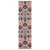 Kaleen Rugs Anther 2'2" X 7'10" Ivory, Red, Purple, Navy And Teal Indoor/Outdoor Runner