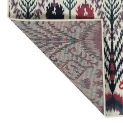 Kaleen Rugs Anther 2'2" X 7'10" Ivory, Red, Purple, Navy And Teal Indoor/Outdoor Runner 2 Kaleen Rugs Anther 2'2" X 7'10" Ivory, Red, Purple, Navy And Teal Indoor/Outdoor Runner -Carpet And Flooring Stores 5488673 3