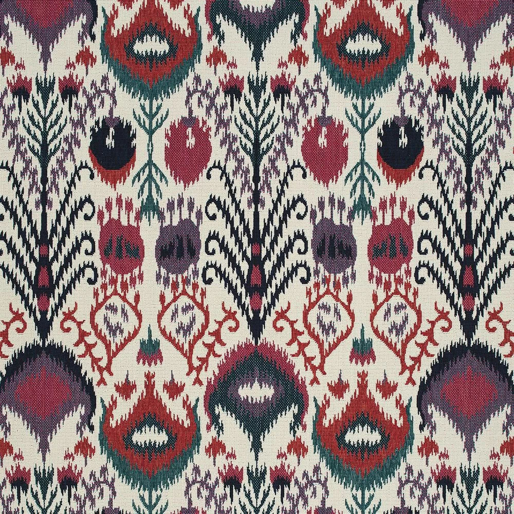 Kaleen Rugs Anther 2'2" x 7'10" Ivory, Red, Purple, Navy and Teal Indoor/Outdoor Runner Kaleen Rugs Anther 2'2" X 7'10" Ivory, Red, Purple, Navy And Teal Indoor/Outdoor Runner -Carpet And Flooring Stores 5488673 5